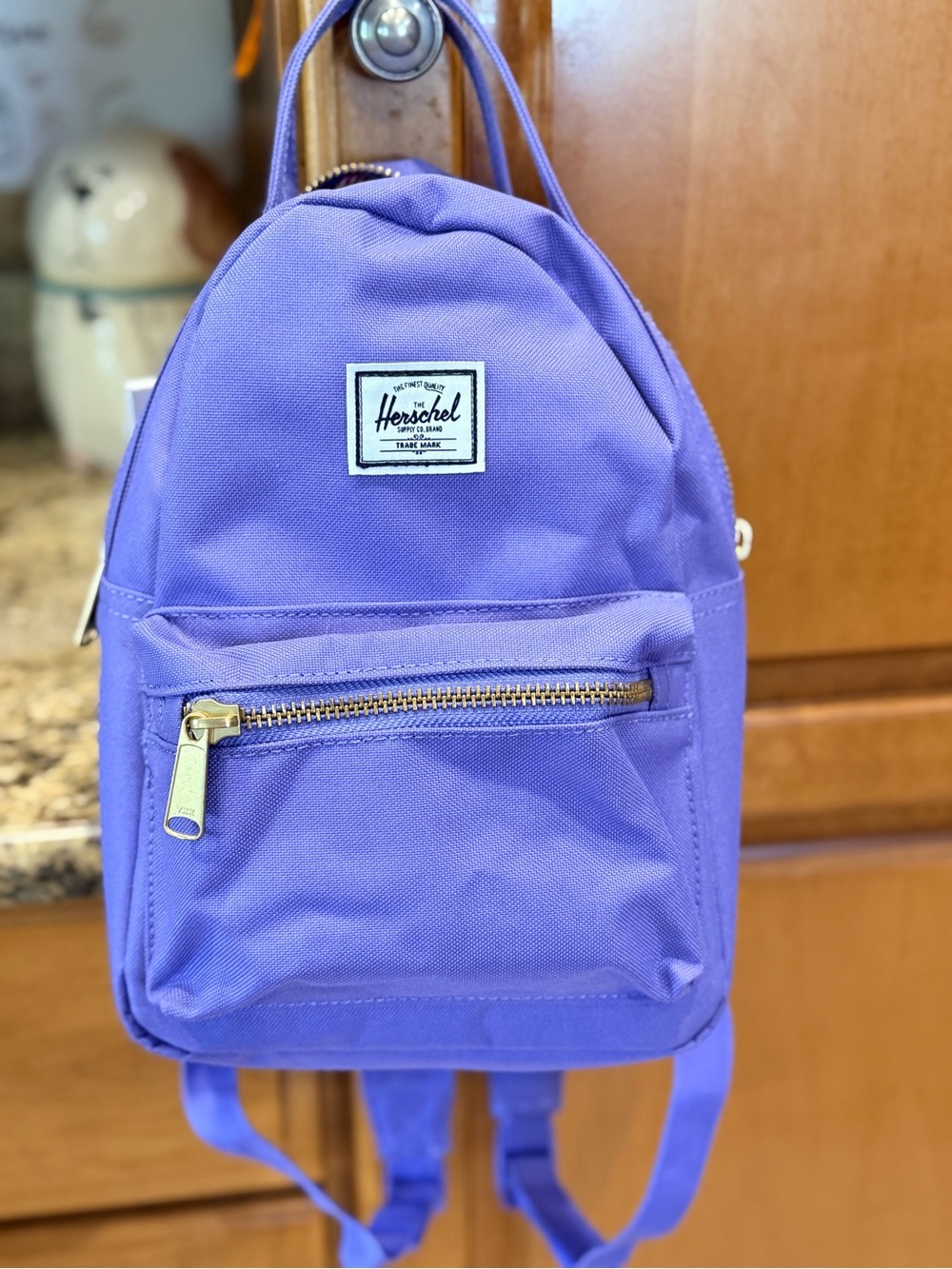 Herschel Supply Company Kids Backpack in Lavender Purple with Gold Zipper